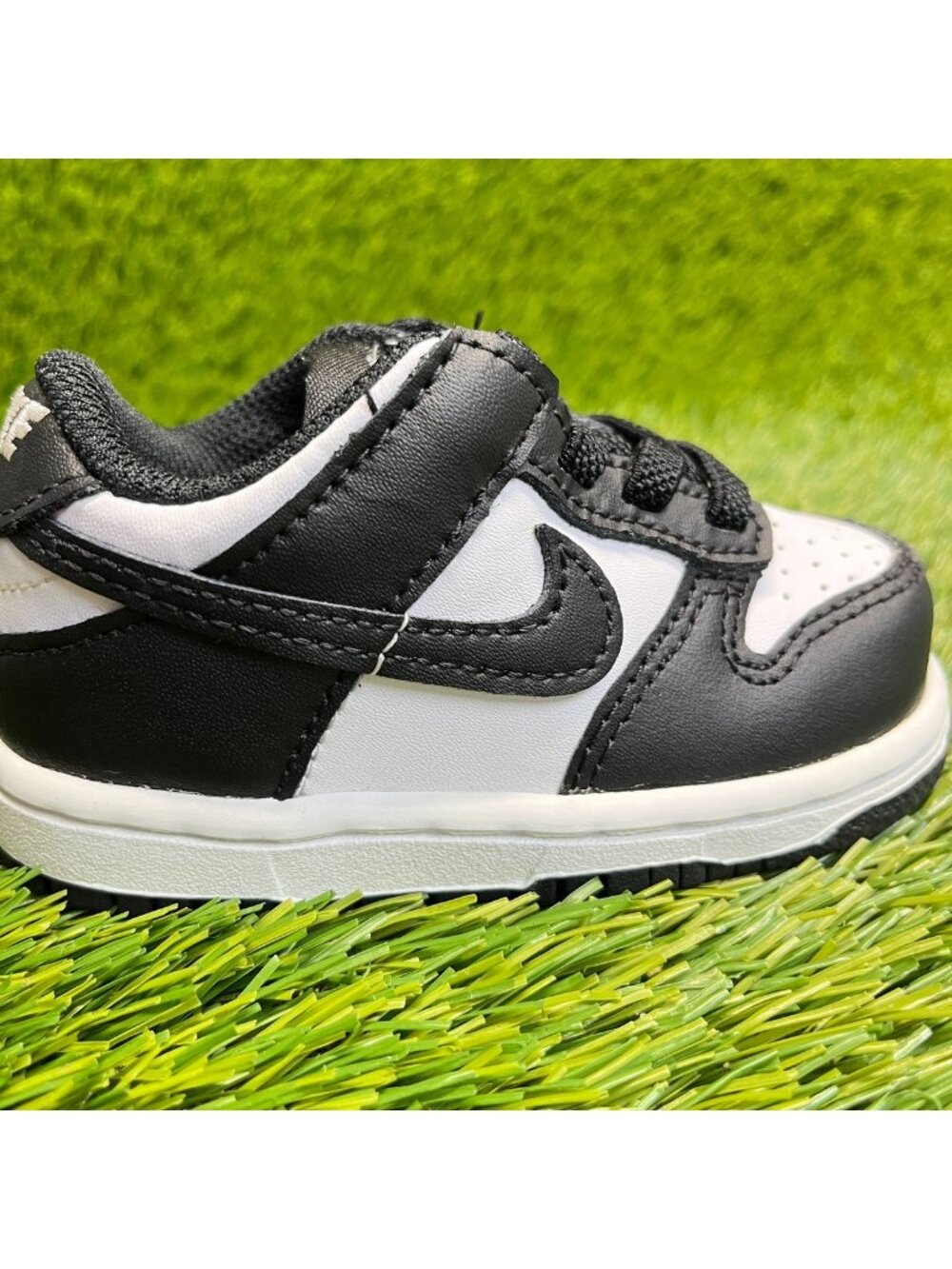 Nike Dunk Low Toddler Size 5C Panda Black White Athletic Leather Shoes Sneakers